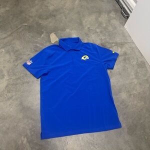 Blue Polo Shirt Nike la chargers nwt large